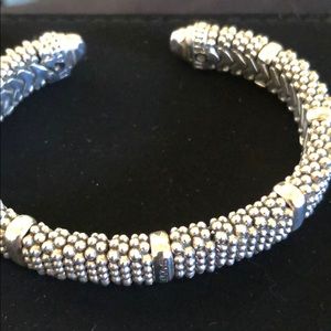 Gorgeous. Lagos sterling silver cuff bracelet